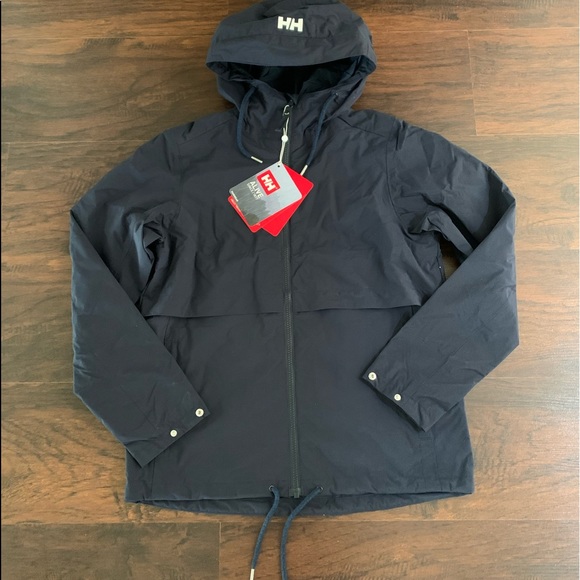 Helly Hansen Navy Blue Evie Rain Jacket 